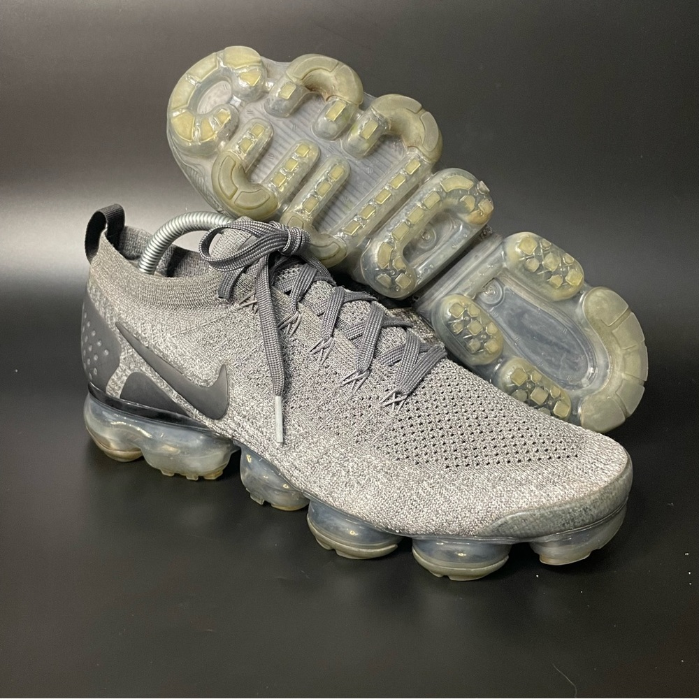 Nike Vapormax Flyknit 2 Gray Wolf Gray Sz 10 Men Running Shoes Sneakers